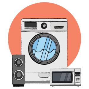 Zest Plan van icon used by appliance engineers for home appliance repairs and visits