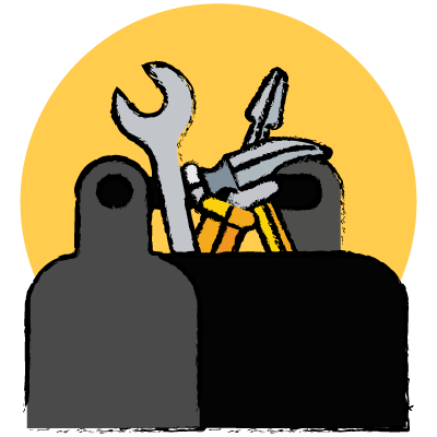 Repair tool bag used by appliance engineers for home appliance care, containing essential tools for maintenance and repairs