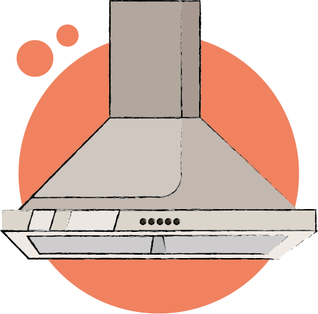 Cooker hood – a kitchen appliance which can be covered with Zest Protect
