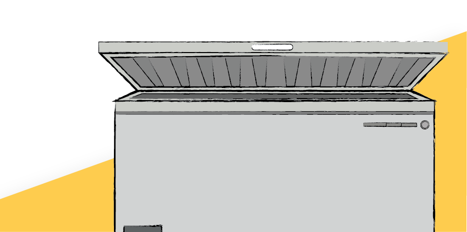 Image of a washing machine with a cat and laundry basket on top, showcasing one of the kitchen appliances we cover