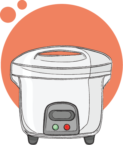 Rice cooker listed as a kitchen appliance, which we can cover through Zest Protect appliance cover.
