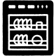 Dishwasher appliance icon with text: 'On average we cover 5 items per household'